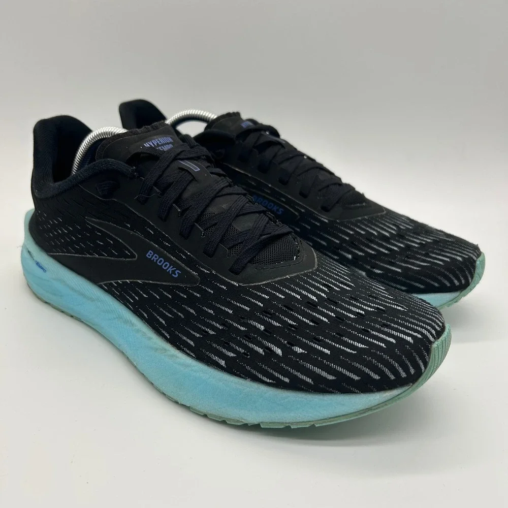 Brooks Hyperion Tempo Shoes Mens 11 Black Iced Aqua Running Shoes 1103291D082